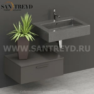 T07052AT2 Столешницы для использования в сочетании с тумбами и открытыми тумбами 70 см серая Globo ARREDO WOOD Италия