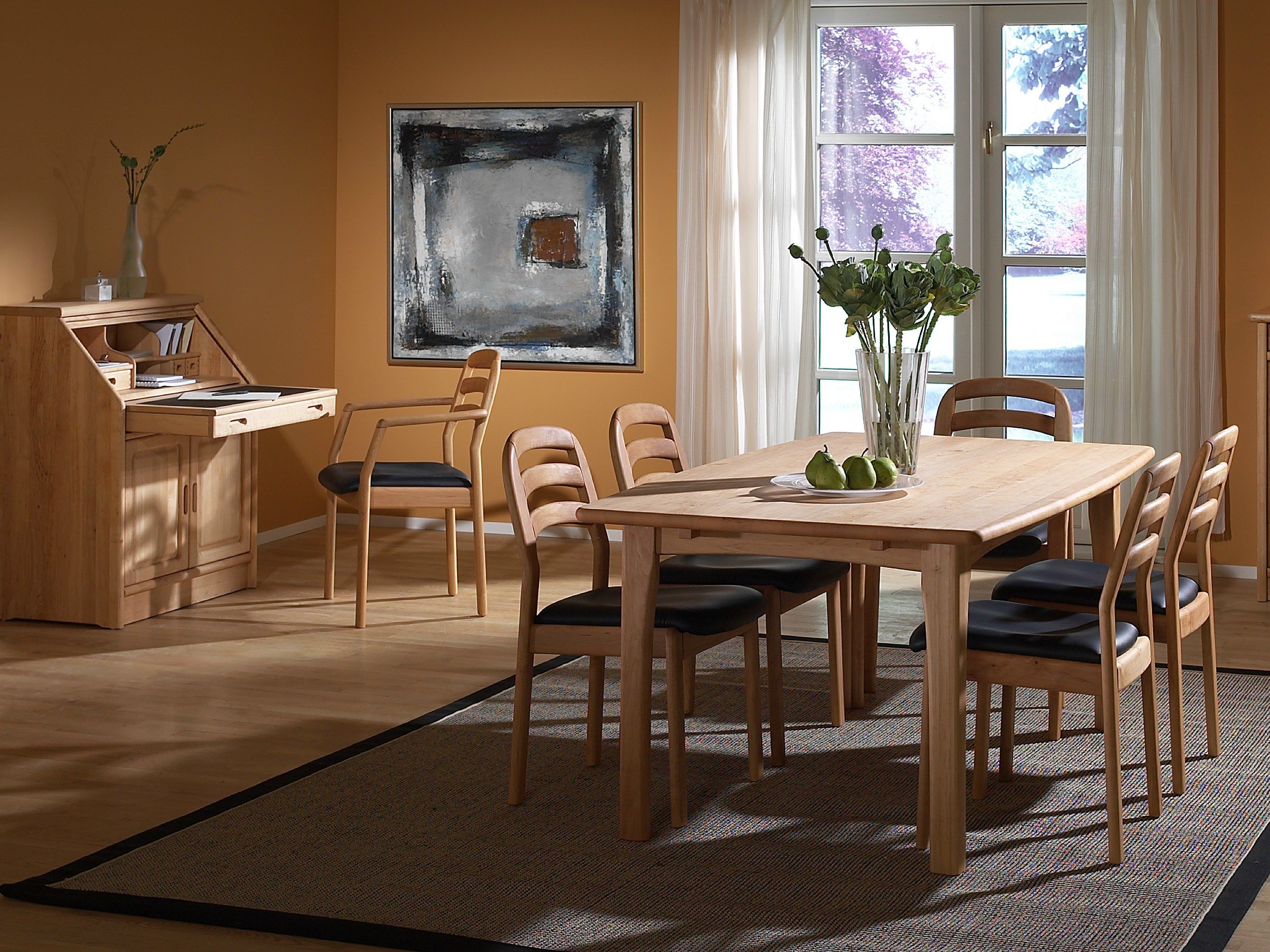 Деревянный стул с подлокотниками Dyrlund 1591A ARCH-00032686 - Вид №3