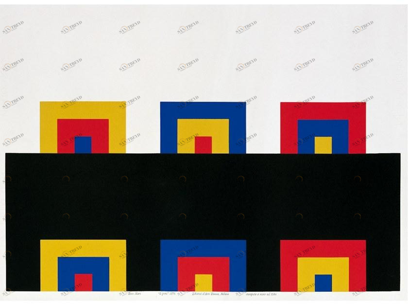 Danese Milano 4-цветная трафаретная печать на бумаге dropjet  Dedz16 