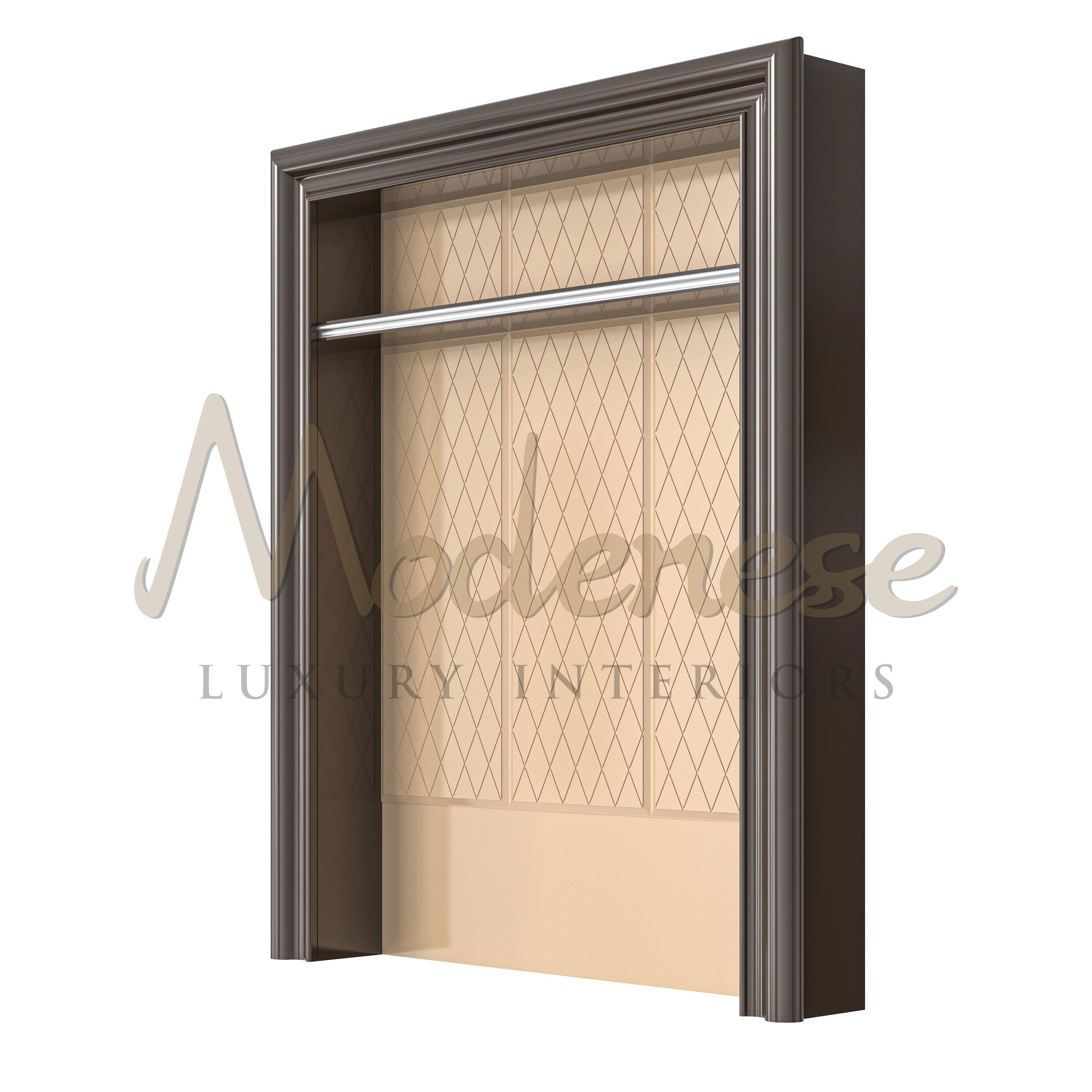 Оборудованная стена из бука с подставкой для телевизора Modenese Luxury Interiors 20152 / 21113 / 21114 ARCH-00021411 - Вид №3