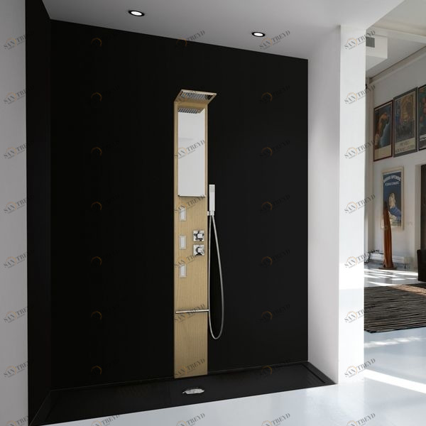 Душевая колонна термостатическая PURES 1 Novellini PURES цвета ясень PURES1VTP