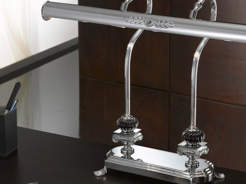 Possoni Illuminazione Настольная лампа Chrome с черным кристаллом Kenzy 3009bk/l  - Вид №1