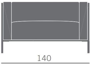 Kastel 2-местный тканевый диван Kontex sun-id-1499975 - Вид №2