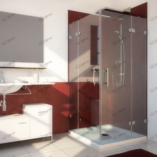 Душевая кабина 105x105 GK-004 стекло прозрачное GUTEWETTER LUX SQUARE 105X105GK004