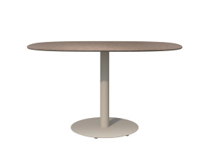 Керамический овальный садовый стол