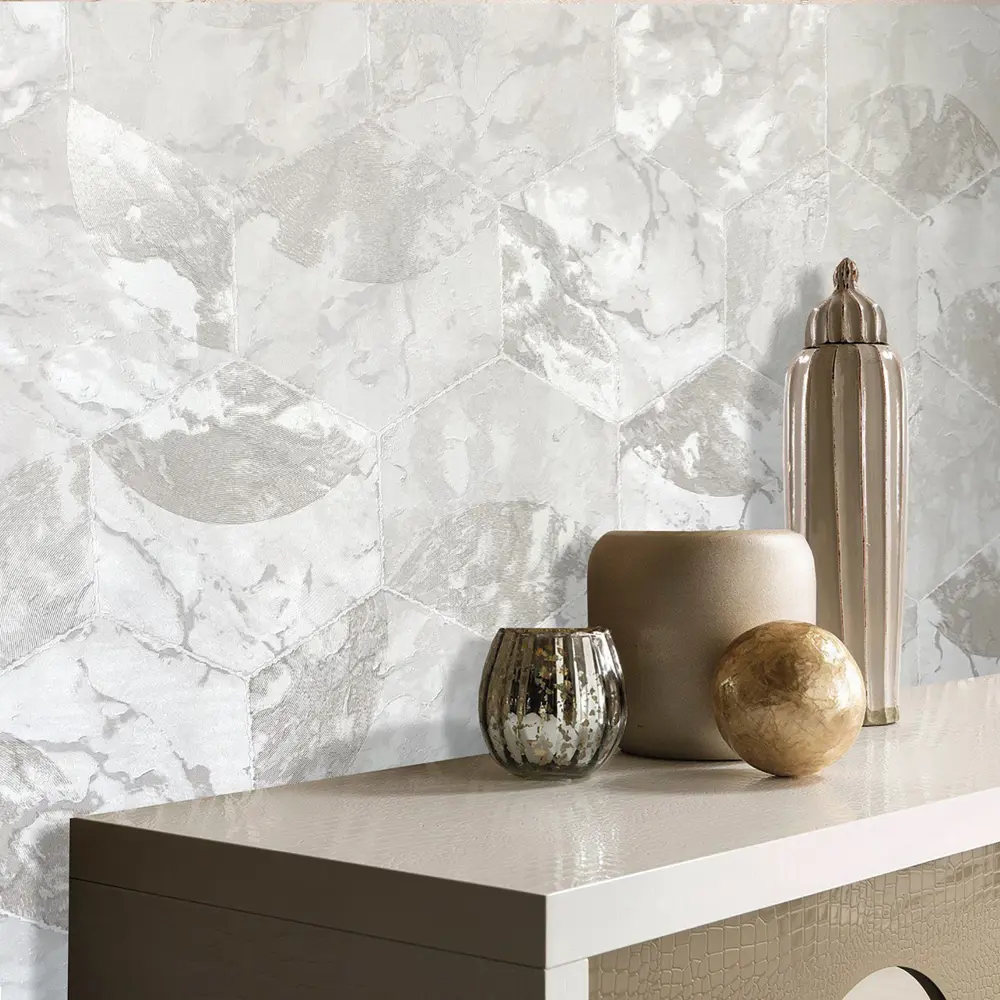 Обои флизелиновые Erismann Andrea бежевые 1.06 м ЭР60637-05 STLM-2031188 - Вид №2