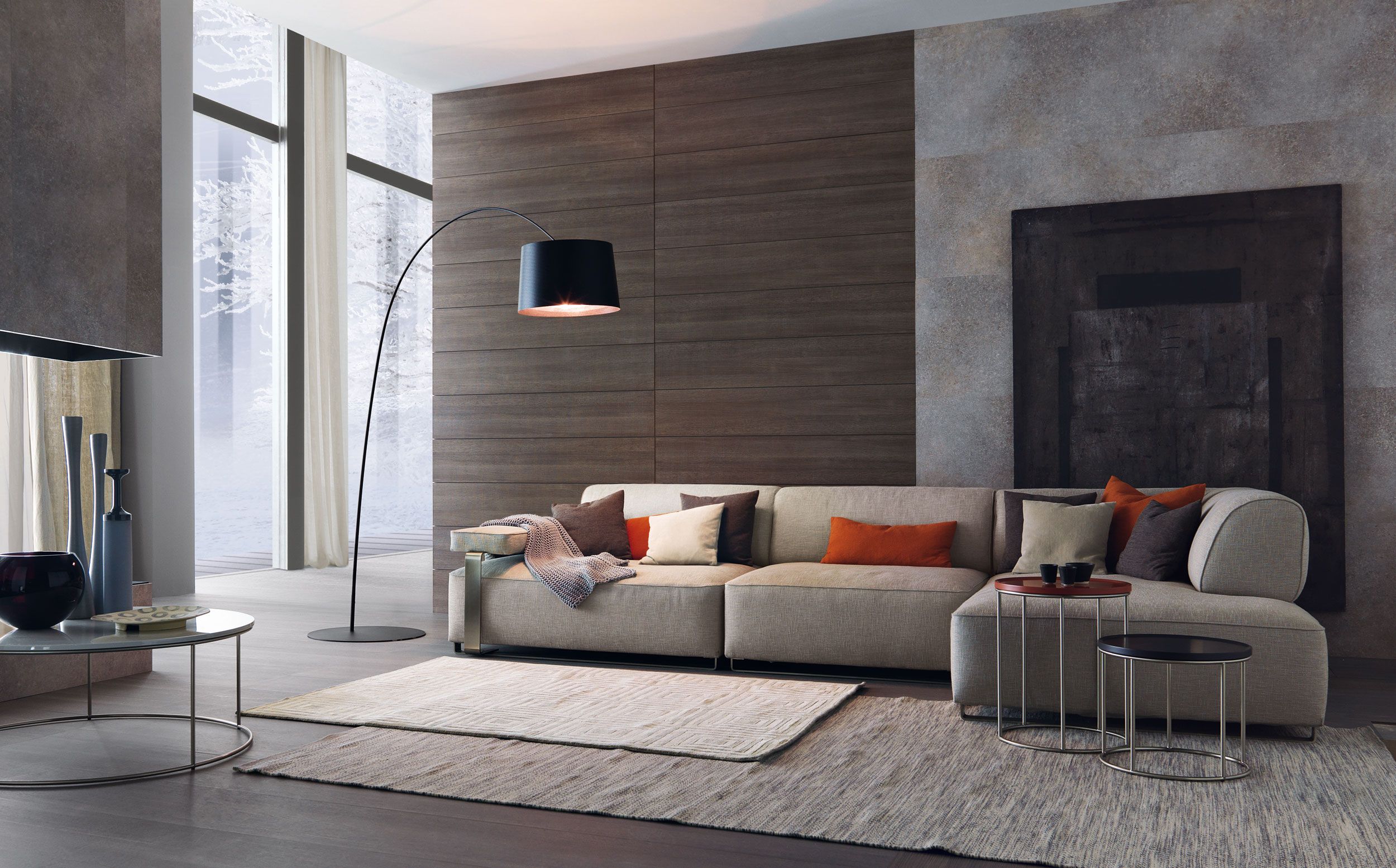 Угловой диван из ткани MisuraEmme CANNES ARCH-00131565 - Вид №1