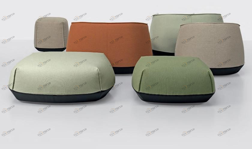 Kristalia Садовый пуф Sunbrella® Brioni outdoor sun-id-1387461