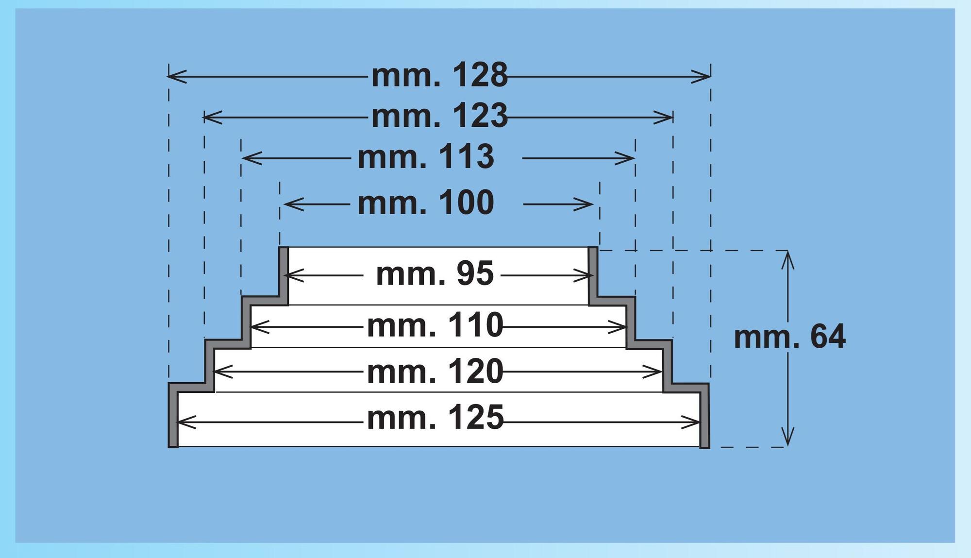 First Corporation Редукционный конус в абс La ventilazione Crc125b - Вид №2