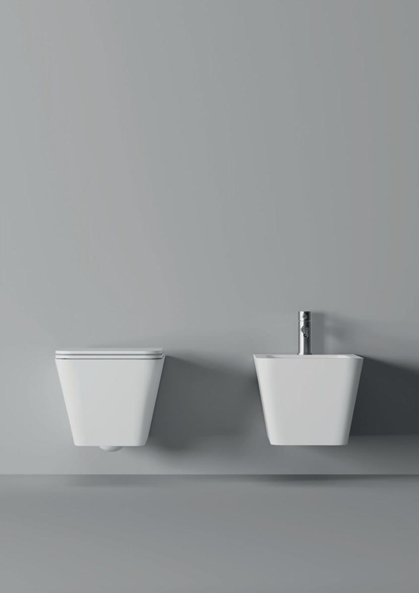 31210101 Подвесной унитаз настенный Белый Alice Ceramica Hide Италия - Вид №2