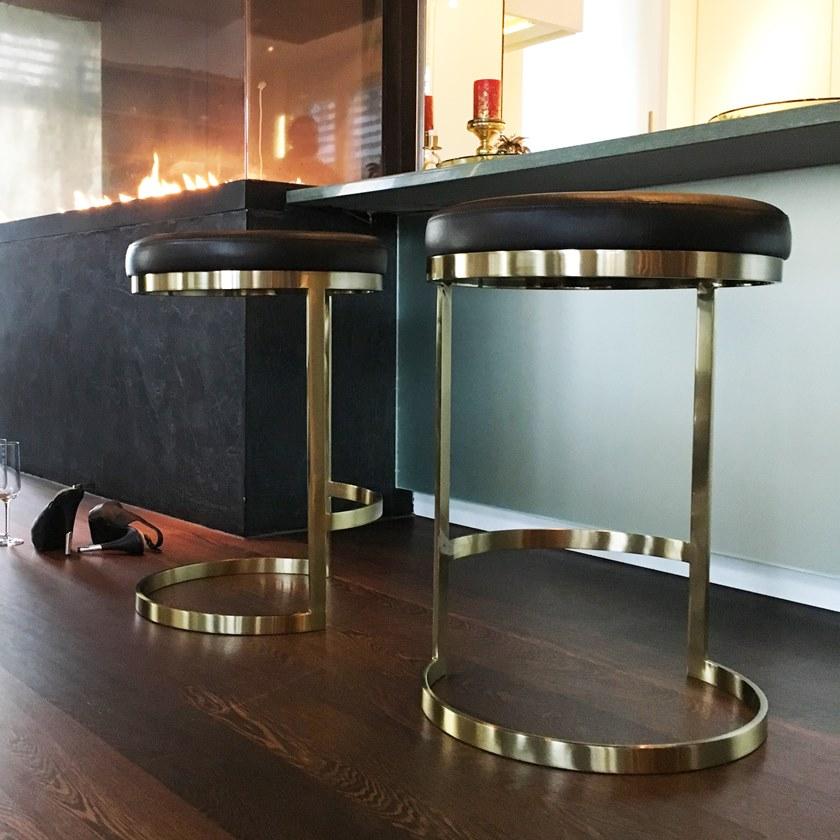 ZALABA Design Стул из стали с подставкой для ног Ola sun-id-1345410 - Вид №5