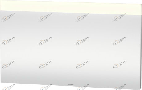 DS747103737 DuraStyle Зеркало с подсветкой Белый алюминий, декор Duravit