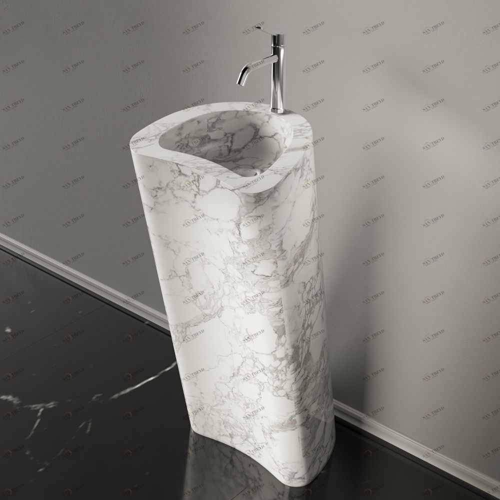 ACER0732RMARMO Напольная раковина стоящая овальная Agape 