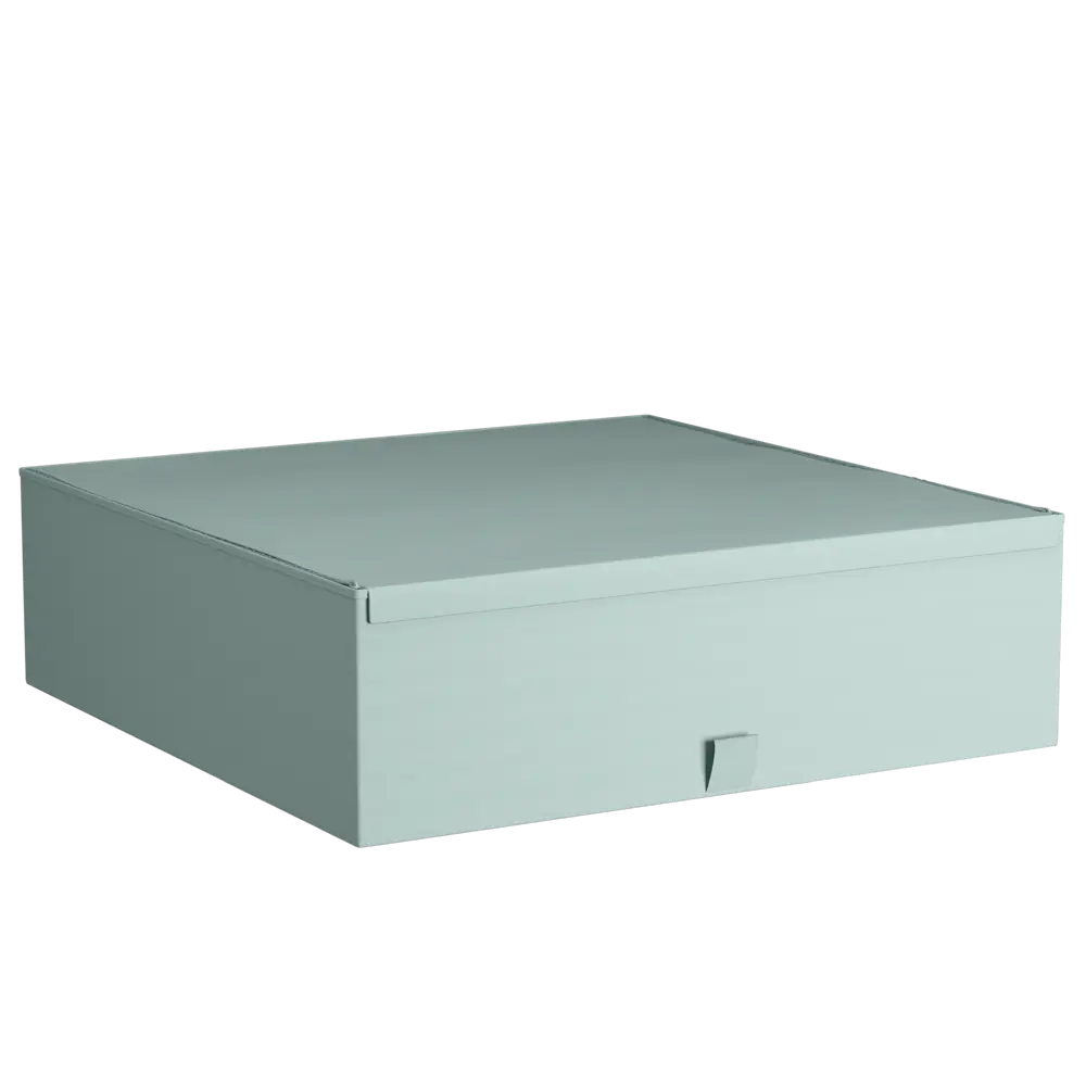 Короб с крышкой Spaceo Laguna 5, 560x165x560 мм, 51 л, нетканый, цвет зеленый STLM-2033376 - Вид №2