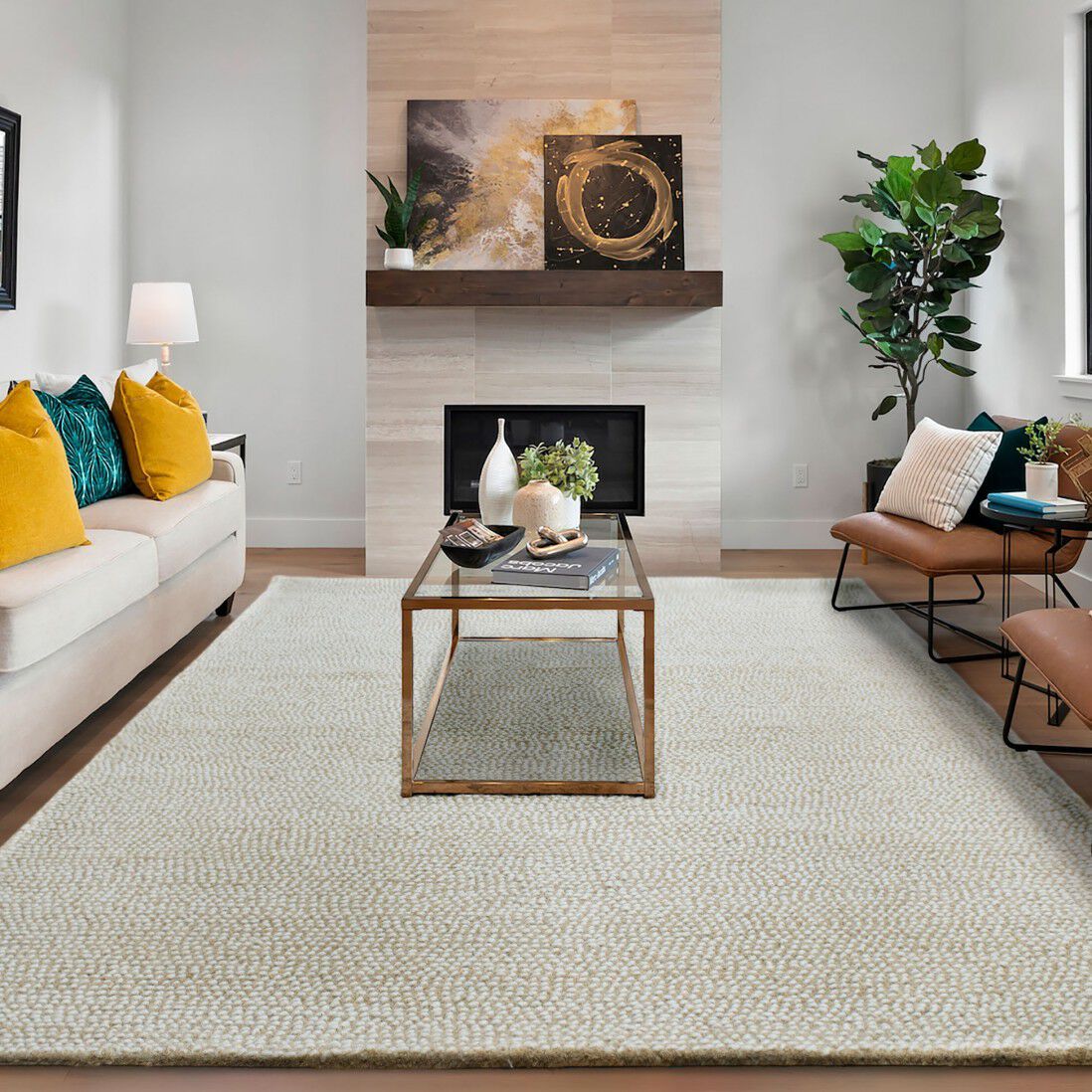 Сплошной цвет прямоугольный ковер Ademi Exclusive ARCH-00081088 - Вид №3