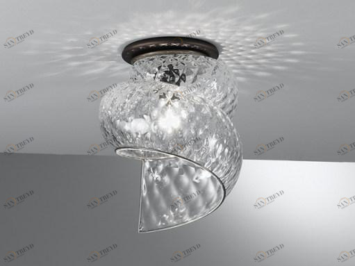Siru Потолочный светильник из муранского стекла Chiocciola Mc 241-035