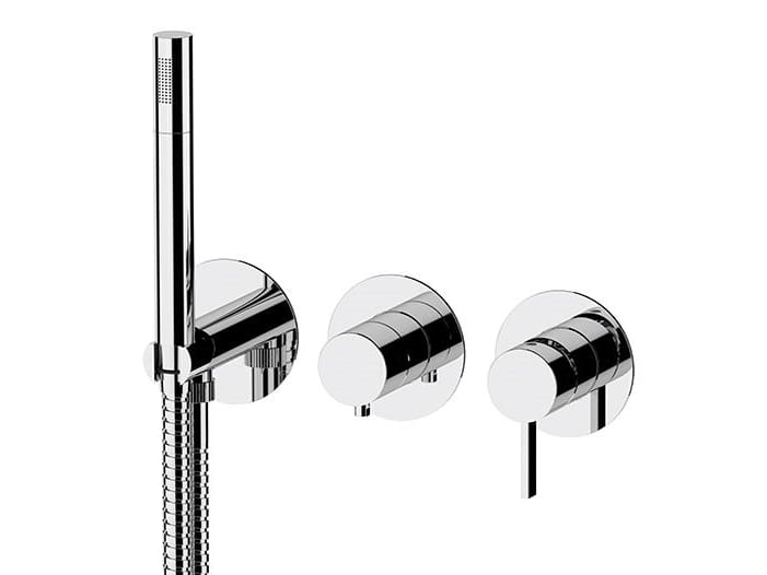Настенный встраиваемый набор для ванны с ручным душем Remer Rubinetterie Метрика ARCH-00122746