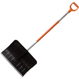 Лопата для уборки снега облегченная Fiskars SnowХpert 53x160 см пластик с черенком 82022461 STLM-2109320