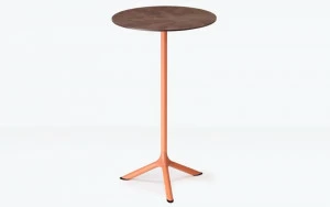 SCAB DESIGN Высокий стол из стали с основанием 3 звезды Tripé