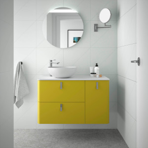 24645 SALGAR Мебель для умывальника UNIIQ 1200 правая VERDE ÁCIDO Verde ácido