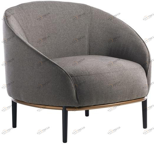 Potocco Кресло из ткани с подлокотниками Yoisho 904/pl