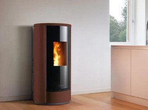 Пеллетная печь с настенным Wi-Fi класса A+