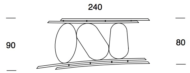 Former In Italia Настенное зеркало в металлической раме Brera sun-id-1379272 - Вид №3