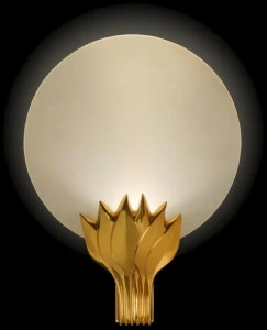 Tisserant Настенный светильник из стекла со льдом