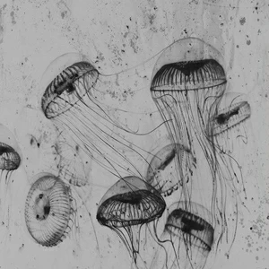 Арт-панель на холсте Alex Turco Underwater Silver Poison