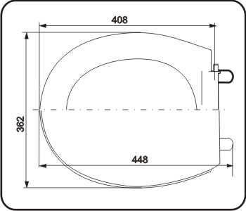 1685 Крышка сиденье для унитаза УКЛАД  - Вид №1