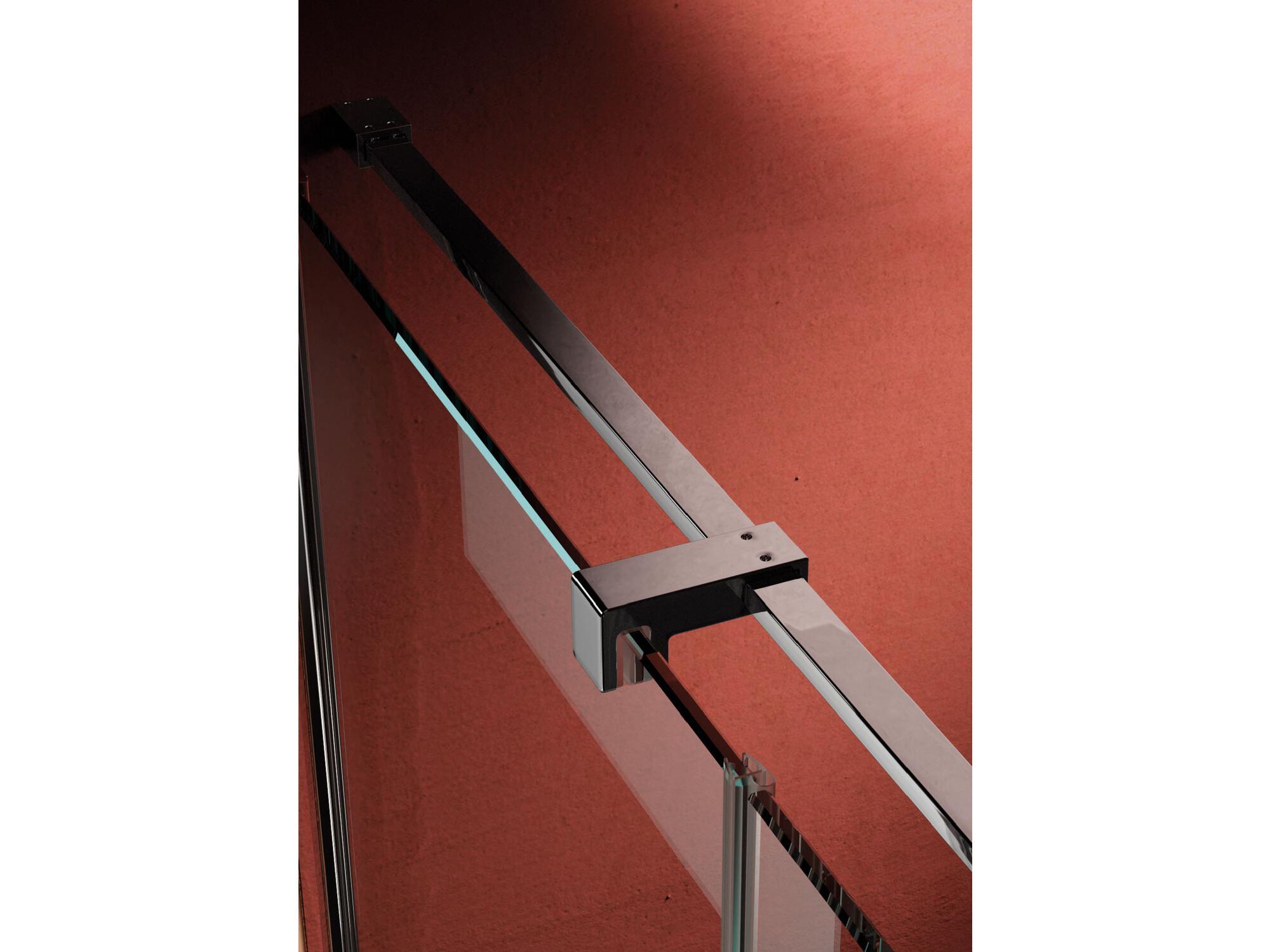 Угловая душевая кабина с распашной дверью Domus Falerii Domuspa ARCH-00003595