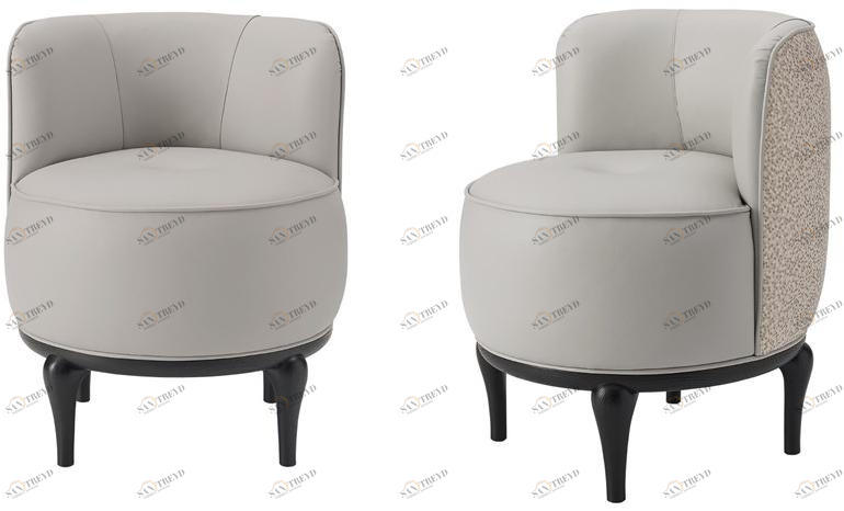 A.R. Arredamenti Кресло в коже Dilan D62