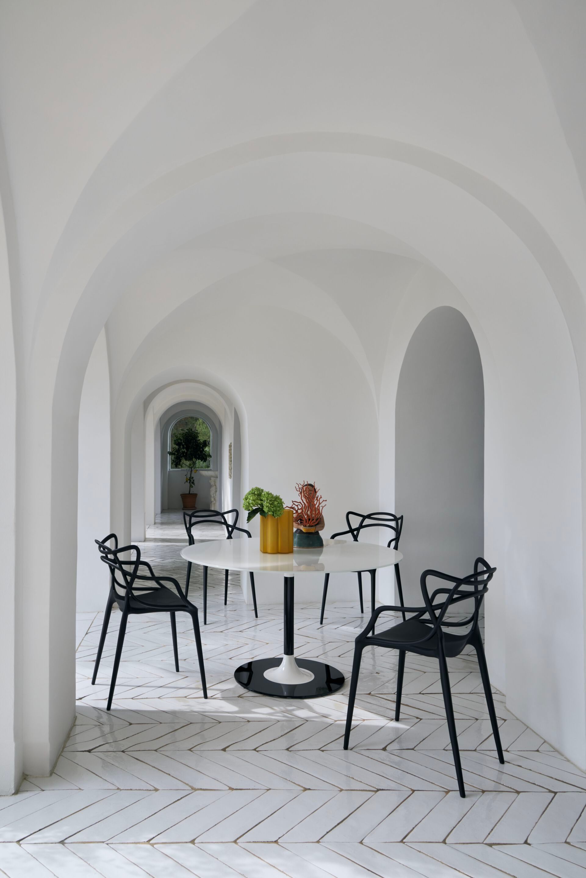 Штабелируемый стул из инженерного пластика с подлокотниками Kartell Masters ARCH-00054309 - Вид №21