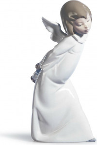 10668962 LLADRO Фигурка Lladro "Любопытный ангел" 12x24см Фарфор