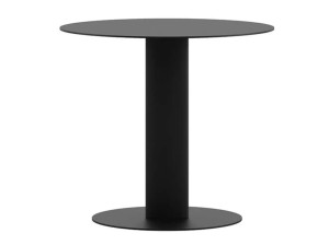 Окрашенный металлический круглый журнальный столик