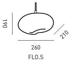 ELOA Настольная лампа с прямым светом ручной работы из дутого стекла Flora Flo.s - Вид №5