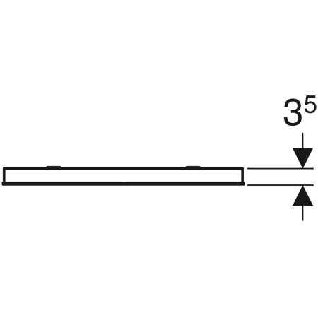 862350000 Зеркало с подсветкой Geberit Renova Compact Geberit  - Вид №2