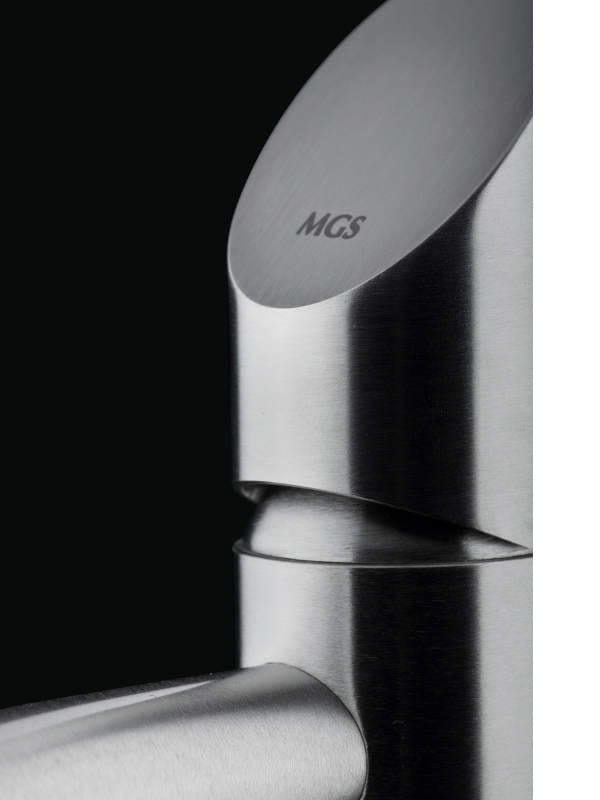 Однорычажный смеситель для раковины из нержавеющей стали MGS ARCH-00062733 - Вид №1