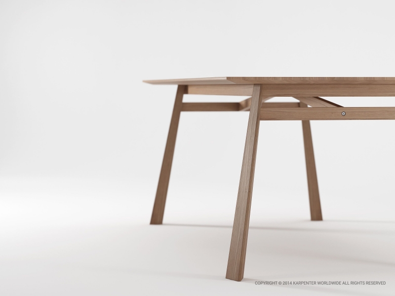 40_126 Стол обеденный прямоугольный 200 Karpenter Carpenter - Вид №3