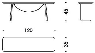 Wittmann Прямоугольный журнальный столик Melange sun-id-1455813 - Вид №4