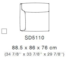 Съемный модульный диван из ткани Magis Костюм ARCH-00037858 - Вид №26