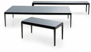 B&B Italia Прямоугольный стеклянный журнальный столик Michel