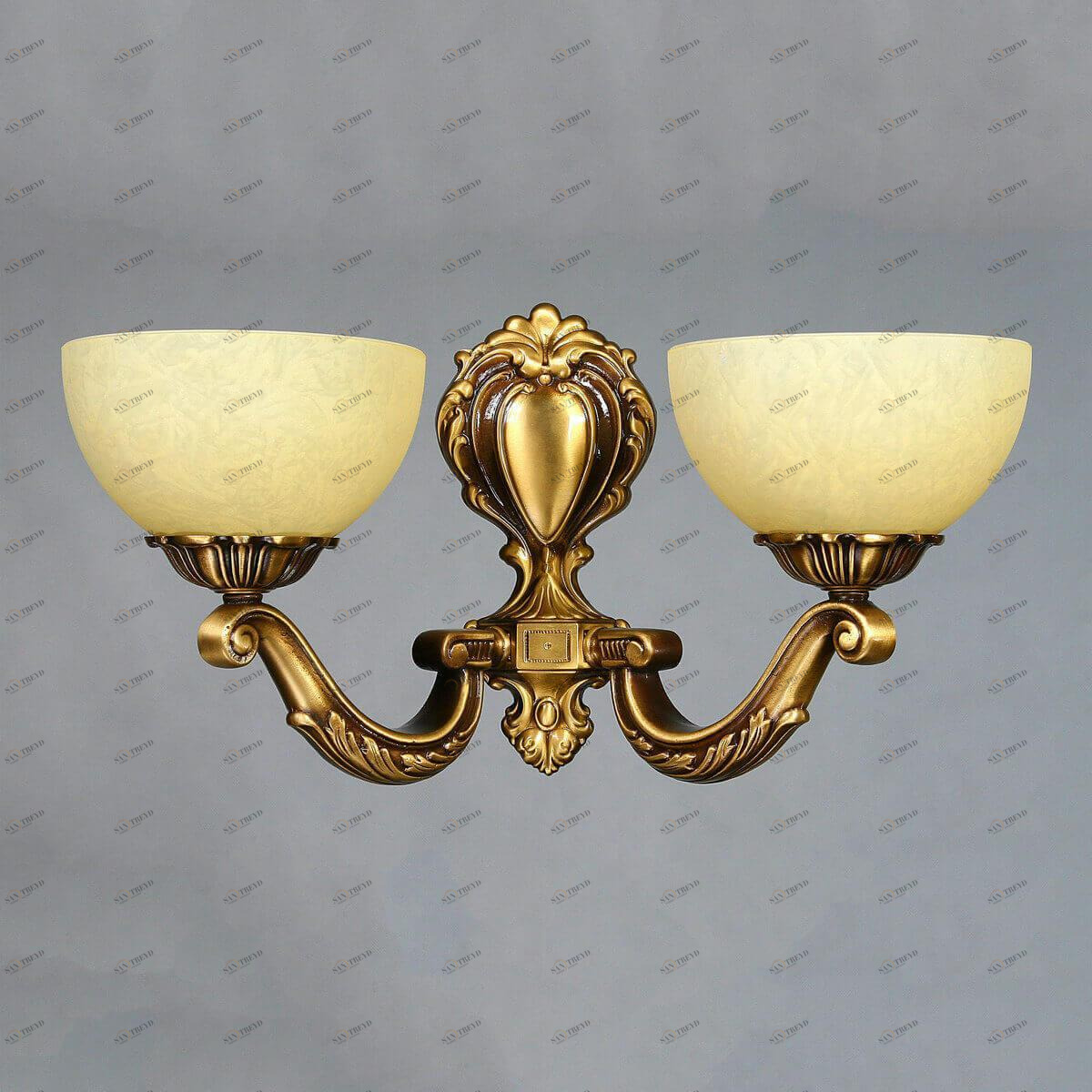 Бра настенное желтое Ambiente Tenerife AB 02166/2 AMBIENTE TENERIFE 00-3888880 Желтый 