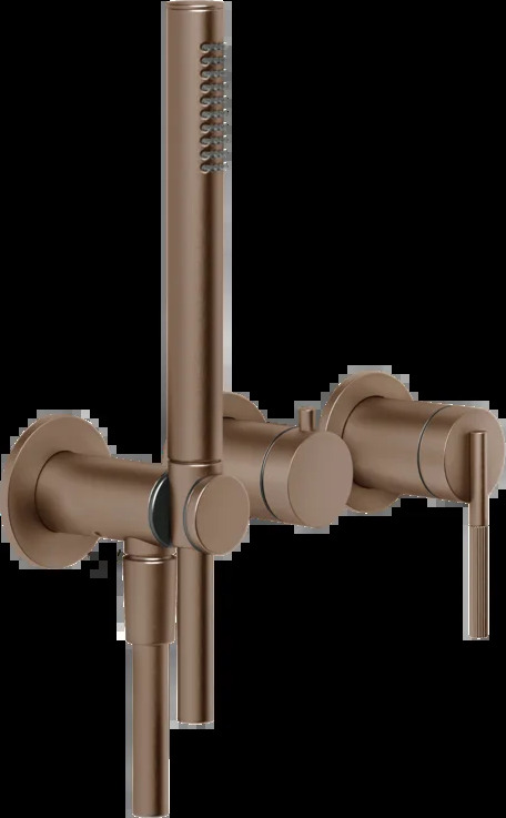Смеситель для душа 63545 708 Gessi Ingranaggio МЕДНЫЙ МАТОВЫЙ PVD