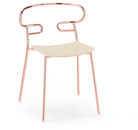 TrabA' Штабелируемый деревянный стул Genoa 0047-met - Вид №2