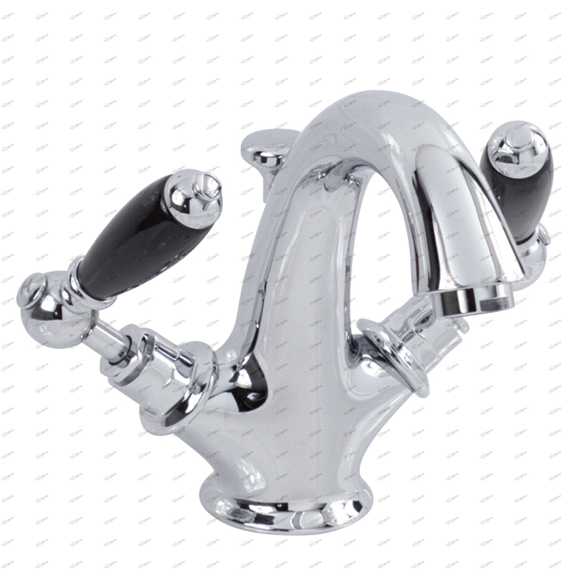 Traditional bathrooms BRIGHTON Waschtisch 1-Loch Mischbatterie Tb412.514bl.ag 