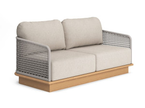 2-местный тканевый линейный садовый диван