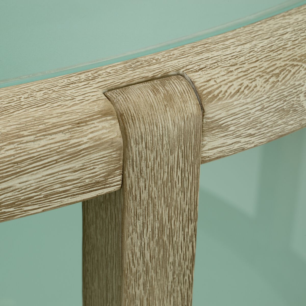 Деревянный и стеклянный садовый столик Eichholtz ANTHONY ARCH-00051914 - Вид №6