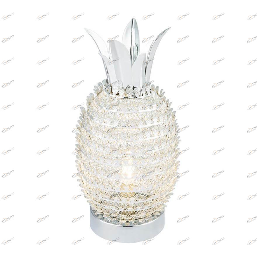 Лампа настольная серебристая Globo Leslie 22812 GLOBO LESLIE 00-3907373 Серебро Ceramica Globo 