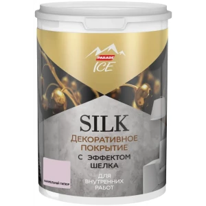 Декоративное покрытие Parade Ice Silk с эффектом шёлка 0.9 л цвет карамельный гипюр